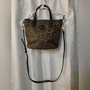 Calvin Klein Leopard Print Tote Bag - Brown and Black